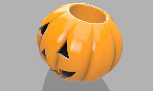 jack-o-lantern - cup thelightspd 3d print model - Mito3D