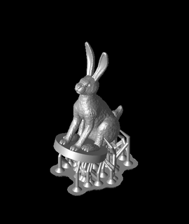 jack rabbit 3d model mz4250 thangs 3d print model - Mito3D