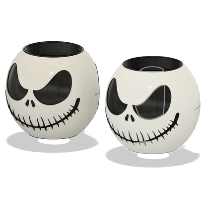 jack skellington 12oz can cup v2 - 3d by glytch on thangs skelington nightmare christmas beer soda drink holder halloween sports equipment 3d print model - Mito3D