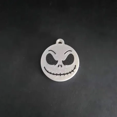 jack skellington keychain - 3d by prints gifts on thangs 3d print model - Mito3D