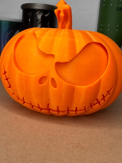 jack skellington zucca 3d by thelightspd on grazie 3d print model - Mito3D