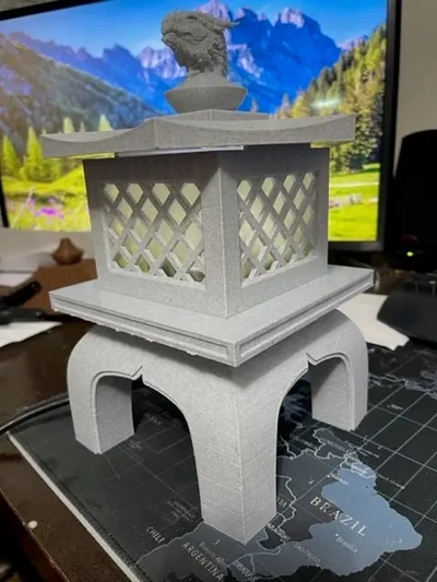 japanese lantern remix - 3d by milvetretired on thangs 3d print model - Mito3D