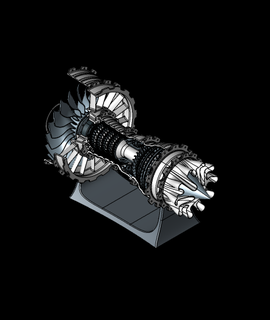 jet motor 3d model haktanyagmur teşekkürler 3d print model - Mito3D