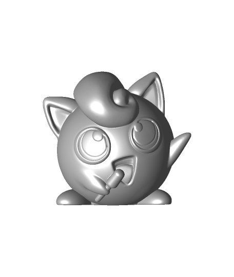 jigglypuff - pokemon fan art Arts & Entertainment 3D print model - Mito3D