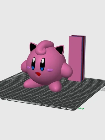 jigglypuff kirby 3mf 3d by impressão imprensa on 3d print model - Mito3D