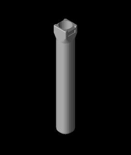 Joint Tube porta porro Fokermann 3d print model - Mito3D