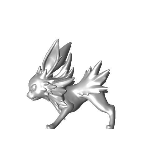 Jolteon Pokémon Ventilator Kunst Unterhaltung 3D print model - Mito3D