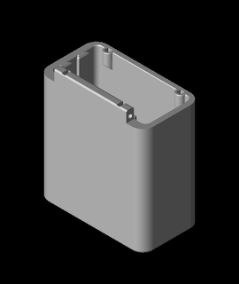 sevinç Kutu manyetik örtmek kılıf yeniden düzenleme 3d model teşekkürler 3d print model - Mito3D