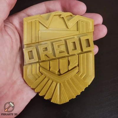 judge dredd badge - 3d by frikarte3d on thangs 3d print model - Mito3D
