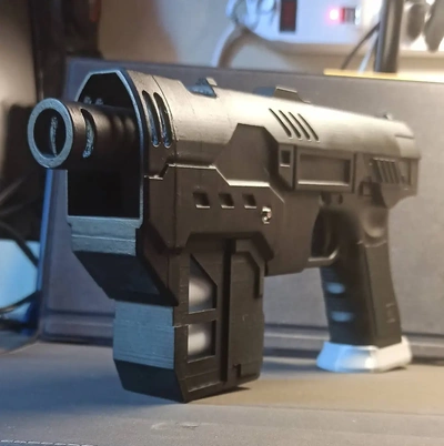 judge dredd lawgiver body - 3d by marcachancho3d on thangs 3d print model - Mito3D