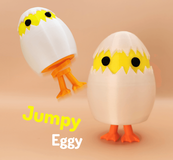 jumpy eggy - tomodesigns 3d print model - Mito3D