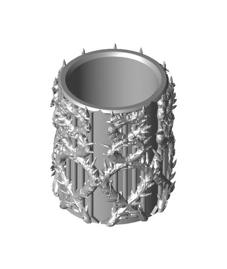 jungle ruin desk organiser support Home & Garden  3D print model - Mito3D