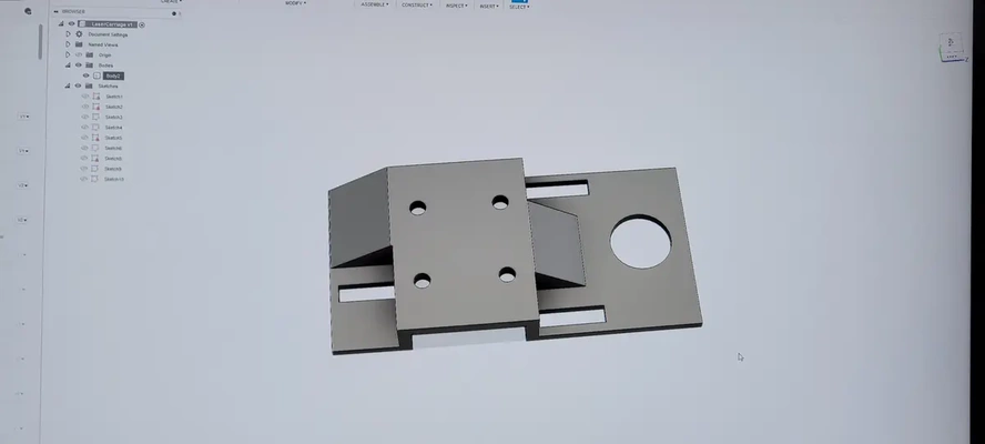 k40 laser adapter mgn12 linear rail - 3d by mds31781 on thangs 3d print model - Mito3D