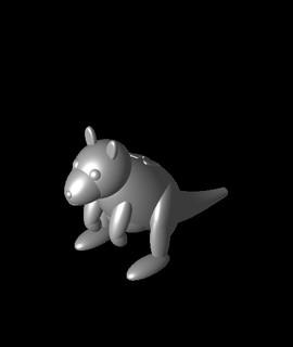 kanguru nt hayvanlar 3d model nicolastokotu teşekkürler 3d print model - Mito3D