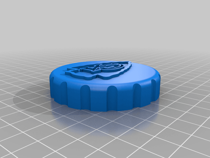 kc chiefs - stash jar lid kcwarthog 3d print model - Mito3D