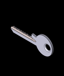 Schlüssel 3d Modell raul thangs danke 3d print model - Mito3D