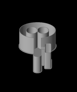 key 3 nestable box v1 ppac 3d print model - Mito3D