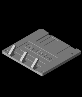 chiave backupstl skipper07 3d print model - Mito3D