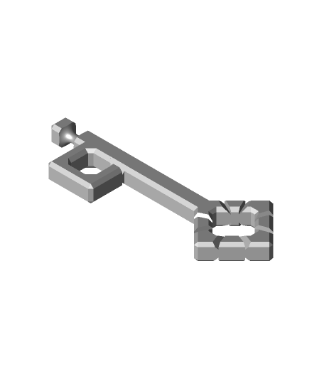 clé puzzle zaphod passe temps Jeux 3D print model - Mito3D