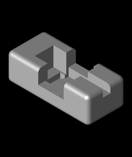 keystone jack punchdown holder - cheap ch 3d model thangs 3d print model - Mito3D