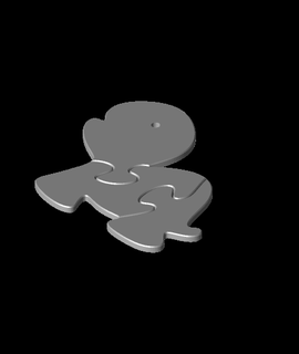 criança tartaruga enigma 3d modelo krisz0422 3d print model - Mito3D
