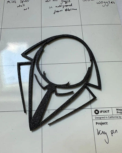 king pin ouline - coaster wall art backtoschool 3d by theethetree on thangs 3d print model - Mito3D