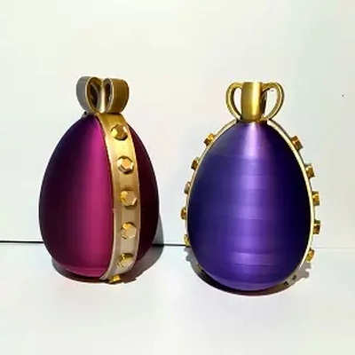 reyes cofre huevo resortes 3d by huellas dactilares regalos on gracias 3d print model - Mito3D