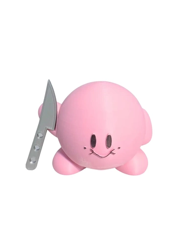 kirby a knife - 3d by azure3d on thangs 3d print model - Mito3D
