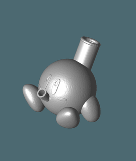 Kirby barboteur vbjuggalo 3d print model - Mito3D
