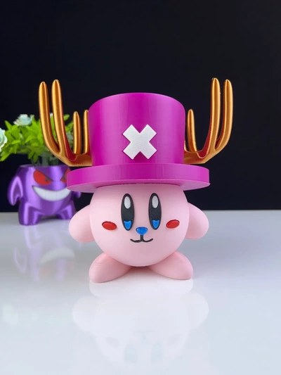 kirby chopper 3d by premere stampa on grazie 3d print model - Mito3D