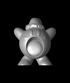 Kirby inalar natal 39 s aventura fa artes entretenimento 3d print model - Mito3D