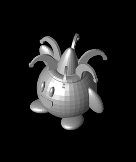 Kirby bobo corte chapéu 3d modelo ompurani 3d print model - Mito3D