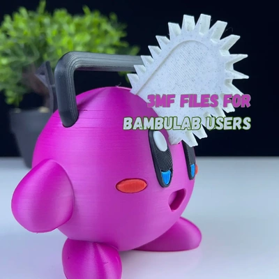 kirby complete 3mf 3d by premere stampa on grazie giochi computer video 3d print model - Mito3D