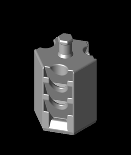 kirby switch cartridge holder - cute nint 3d model thangs 3d print model - Mito3D