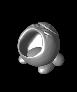 Kirby toquestl 3d model zanaat merkezli teşekkürler 3d print model - Mito3D