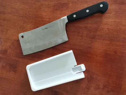 kitchen cleaver knife sheath - 3d by zer0s on thangs 3d print model - Mito3D