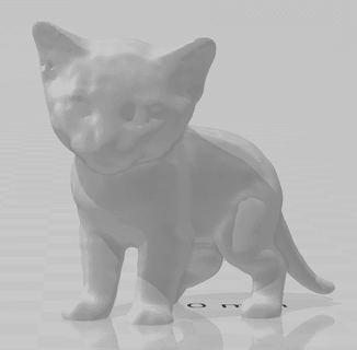 kitten - alp555 3d print model - Mito3D