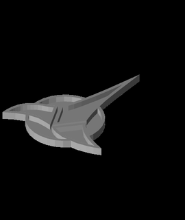 klingon distintivo vendicar1 3d print model - Mito3D