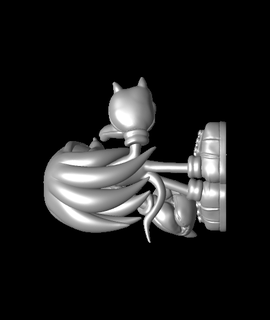 knuckles - sonic hedgehog fan art 3d print model - Mito3D