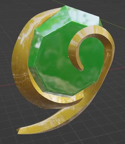 kokiri's emerald - 3d by elialexhawkins on thangs 3d print model - Mito3D