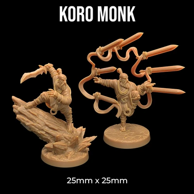 koro monk - 3d by dragon trappers lodge on thangs 3d print model - Mito3D
