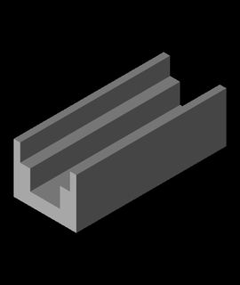 Kossel lineal bloque alineación stl 3d print model - Mito3D