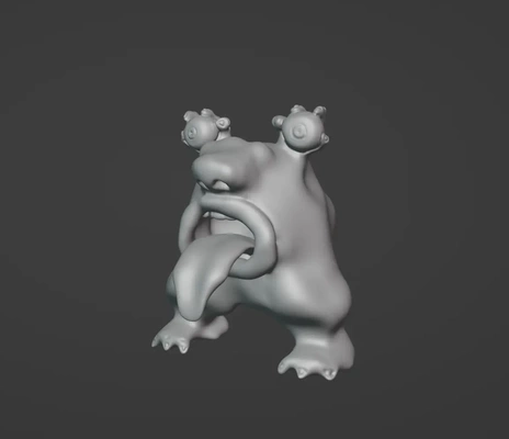 krum - 3d by raybourke3d on thangs monsters krumm real monster aaahhh learning 3d print model - Mito3D
