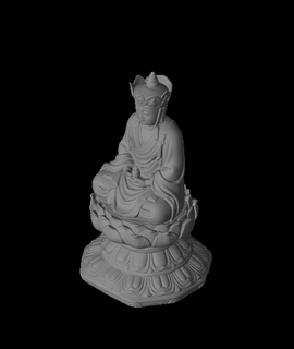 kshitigarbha buddha 3d modello thanhchip1610 grazie 3d print model - Mito3D