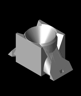 kyber cristallo moderno sottile In piedi 3d print model - Mito3D