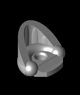 kyber cristallo trono In piedi 3d print model - Mito3D