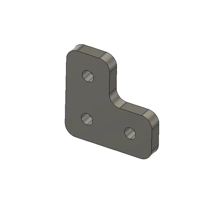 l connector platestl - 3d by 450 on thangs 3d print model - Mito3D