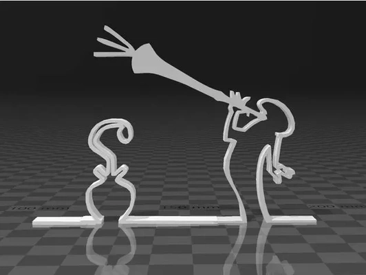 linea amante dei serpenti ridere 3d by syzguru11 on grazie 3d print model - Mito3D