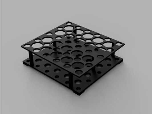 lab test tube rack - 3d by makeseum on thangs 3d print model - Mito3D
