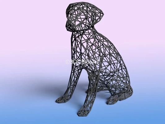 labrador - 3d by 3dofficeat on thangs 3d print model - Mito3D